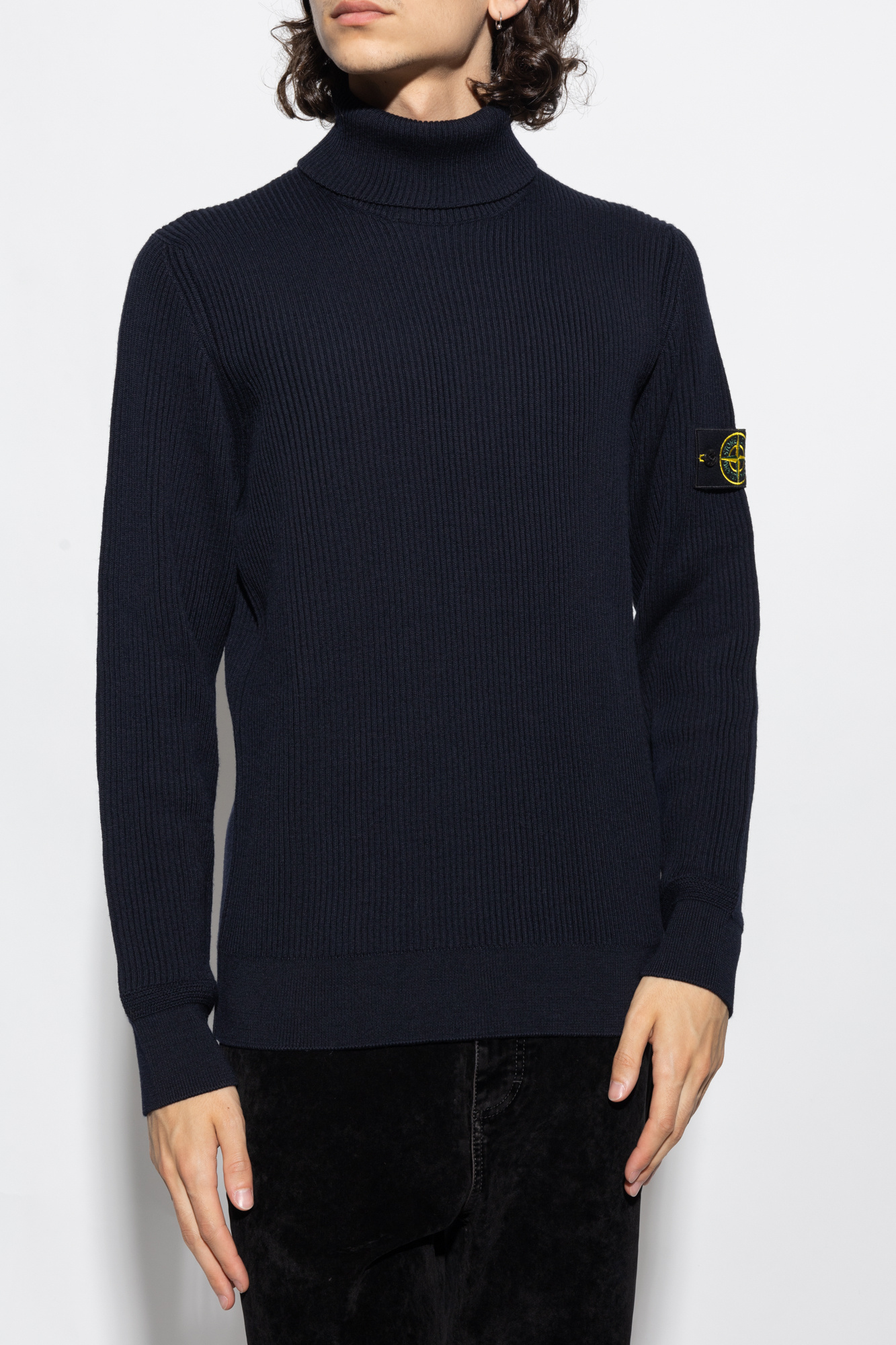 Stone island store turtleneck knit